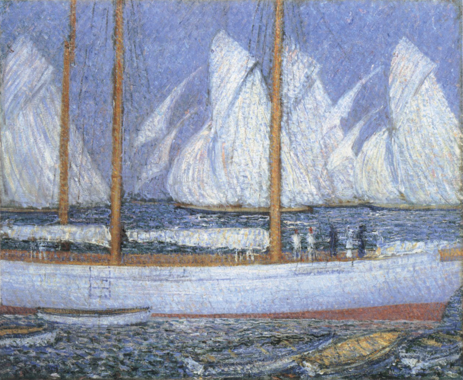 A Procession of Yachts
